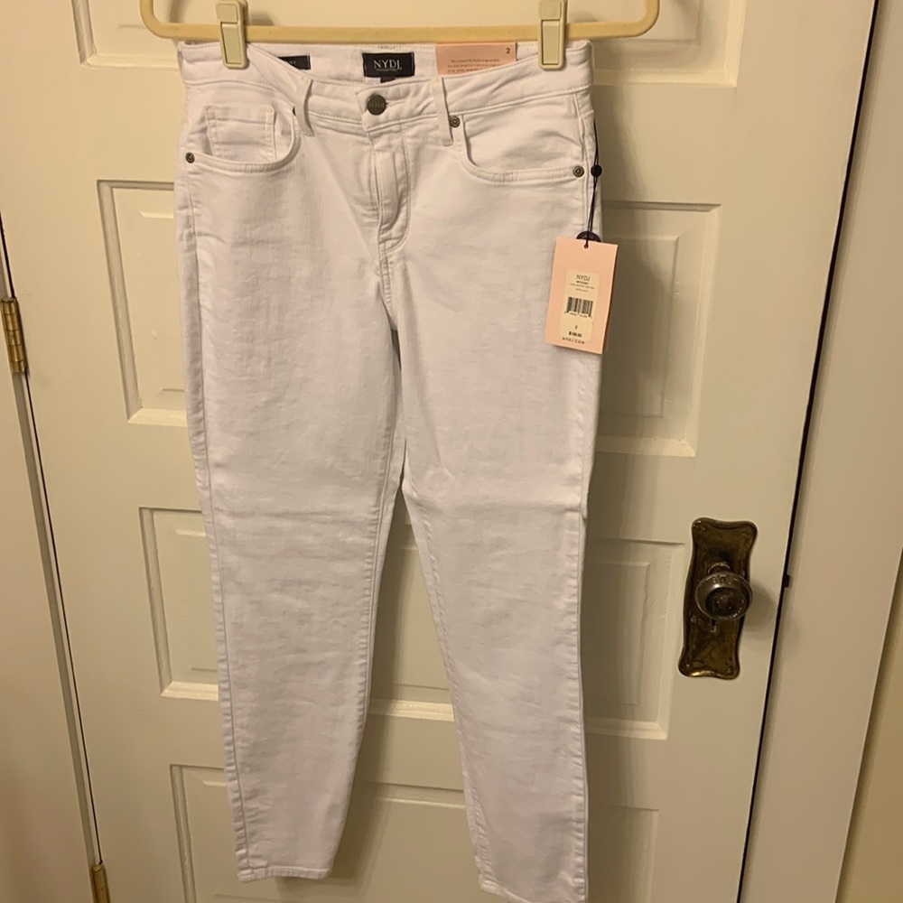 NYDJ white skinny Jean